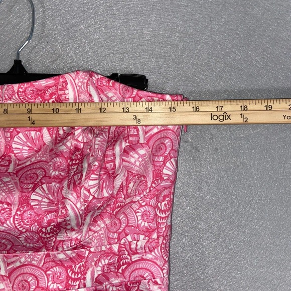 Vineyard Vines Dress Womens Size 6 Pink Mini Style Solid Lined Strapless Casual - Picture 5 of 16